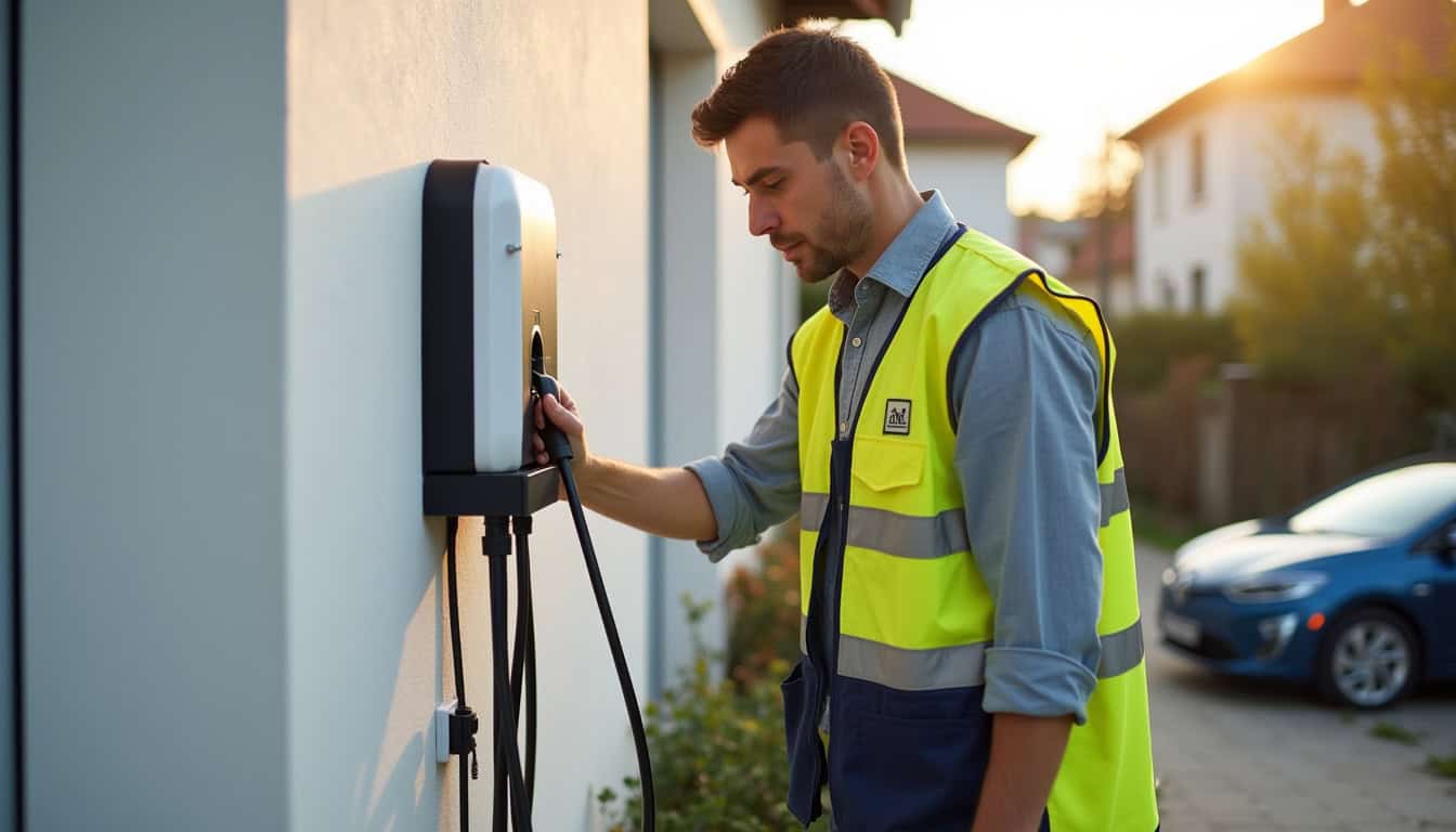 Installation d’une borne de recharge électrique à Champs-sur-Yonne par un professionnel IRVE