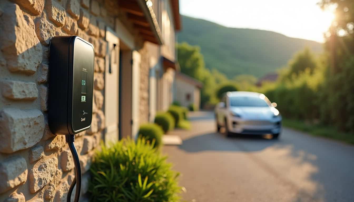 Installation d'une borne de recharge électrique à Montfaucon-en-Velay
