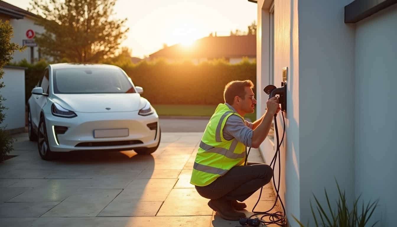 Installation d'une borne de recharge électrique à Plaintel par un professionnel qualifié