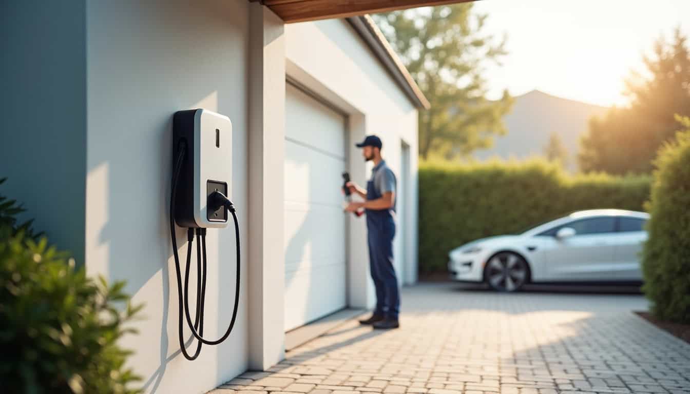 Installation d'une borne de recharge électrique à Thueyts par un professionnel certifié IRVE