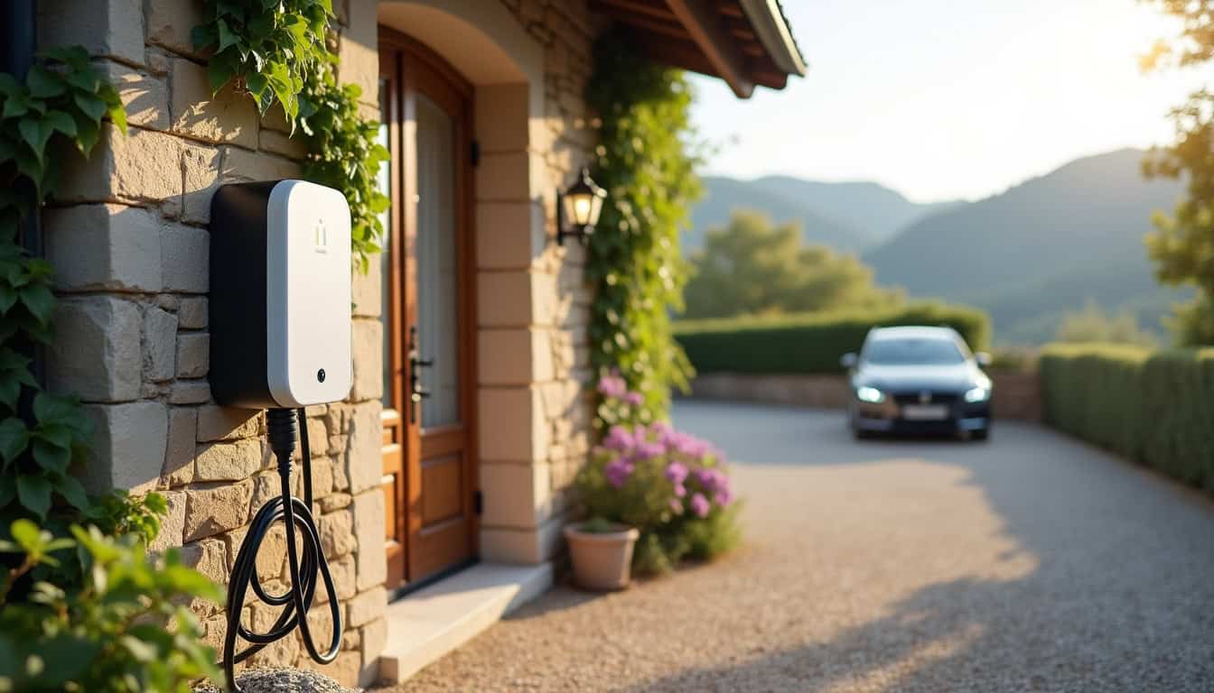 Installation d'une borne de recharge électrique dans un garage à Alissas