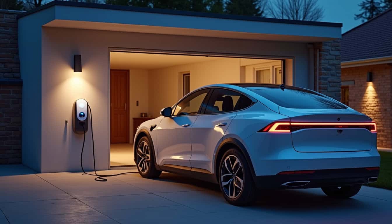 Installation d'une borne de recharge électrique dans un garage à Guilherand-Granges