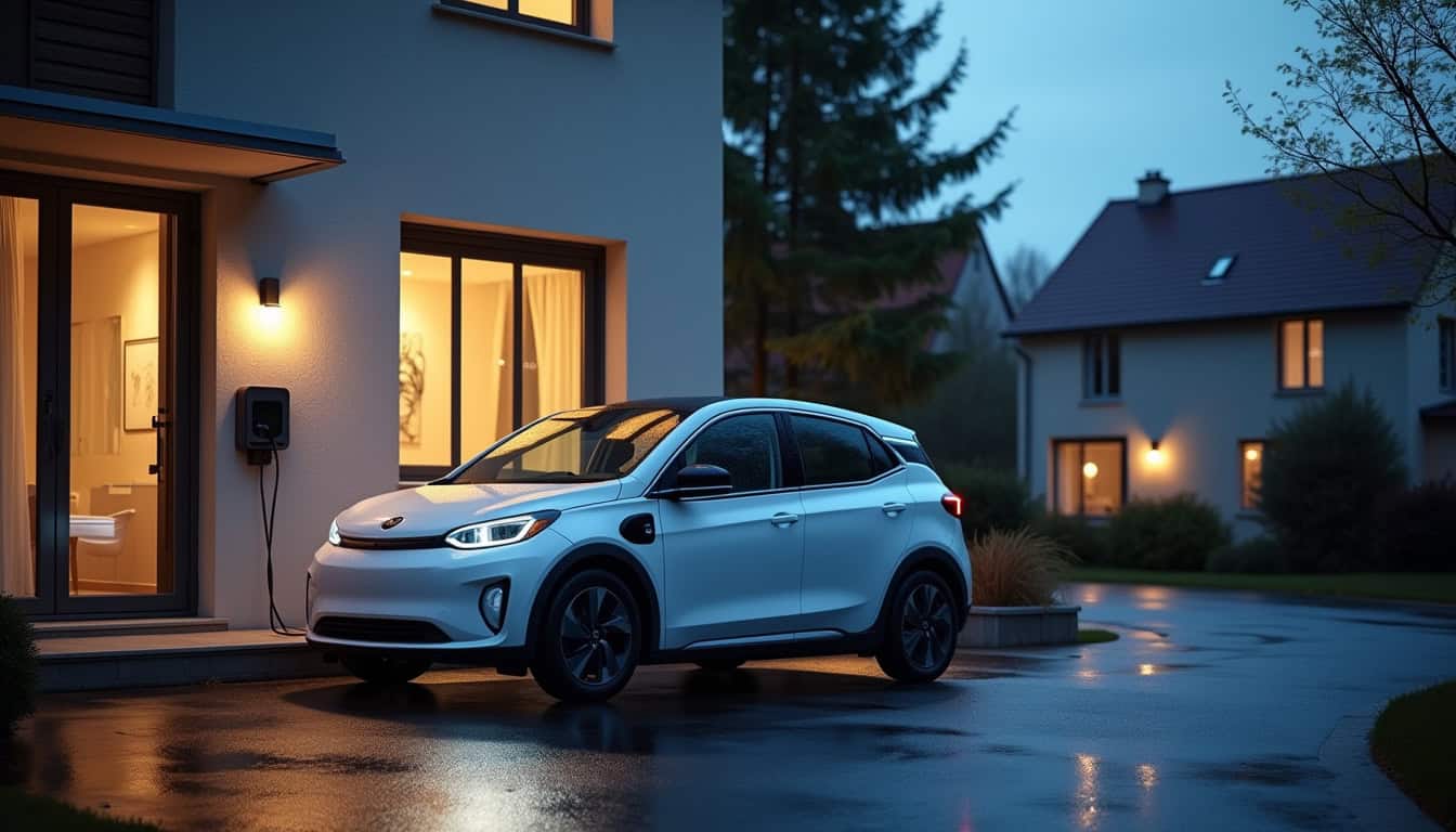 Installation d'une borne de recharge électrique dans une propriété à Boisseuil