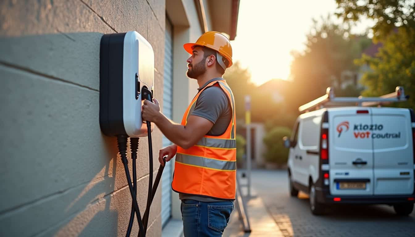 Installation d'une borne de recharge électrique par un professionnel à Fleury-les-Aubrais