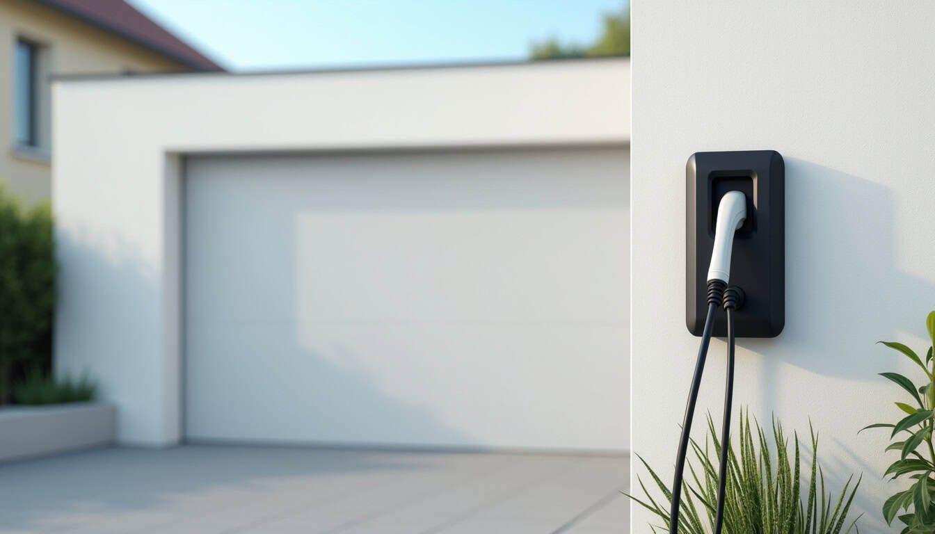 Installation d'une borne de recharge électrique pour véhicule électrique à Fareins