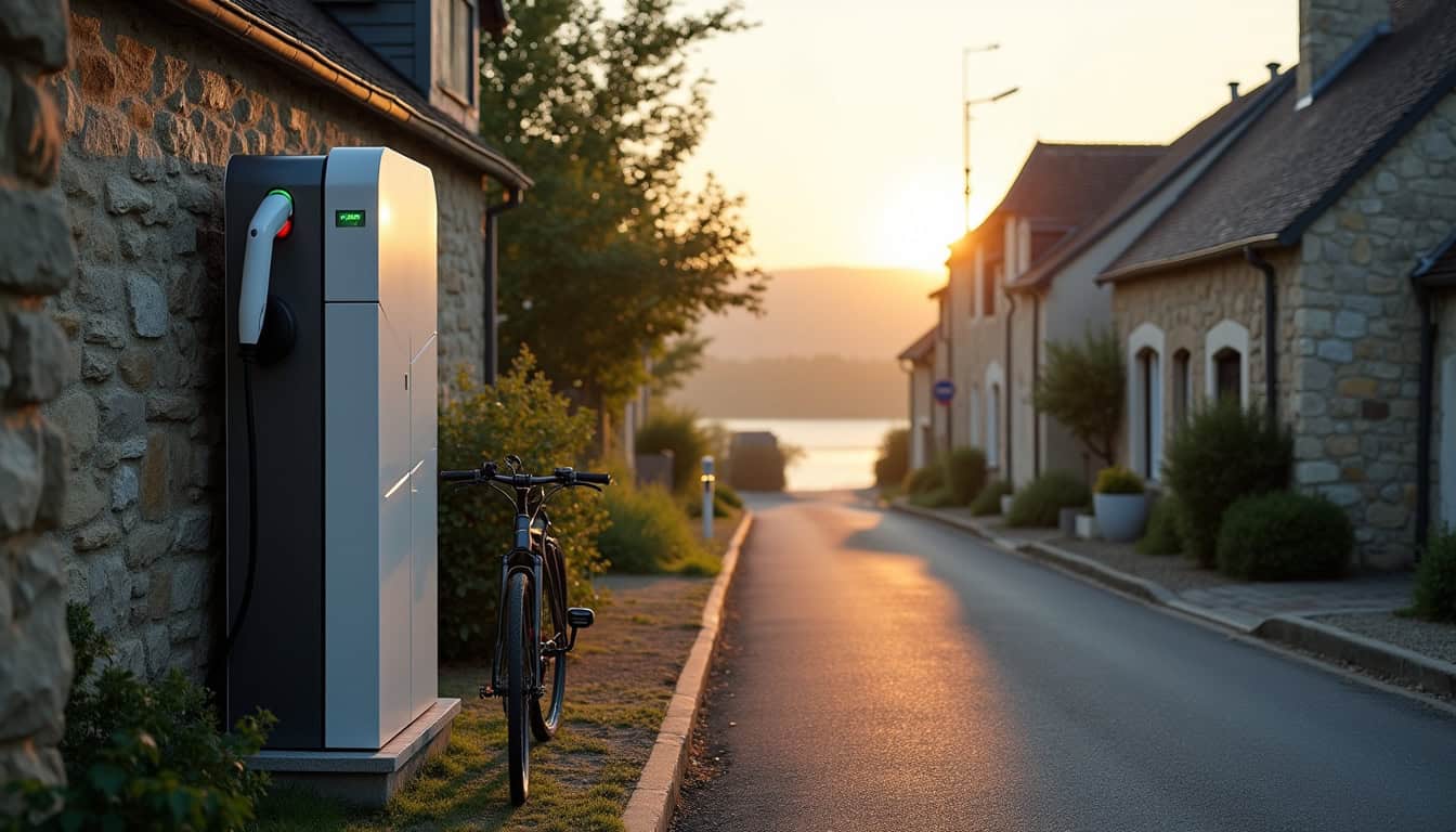 Installation d'une borne de recharge électrique sur la commune de Les Garennes sur Loire