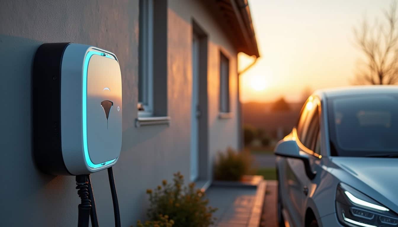 Installation d'une borne de recharge électrique sur un parking privé à Grugny