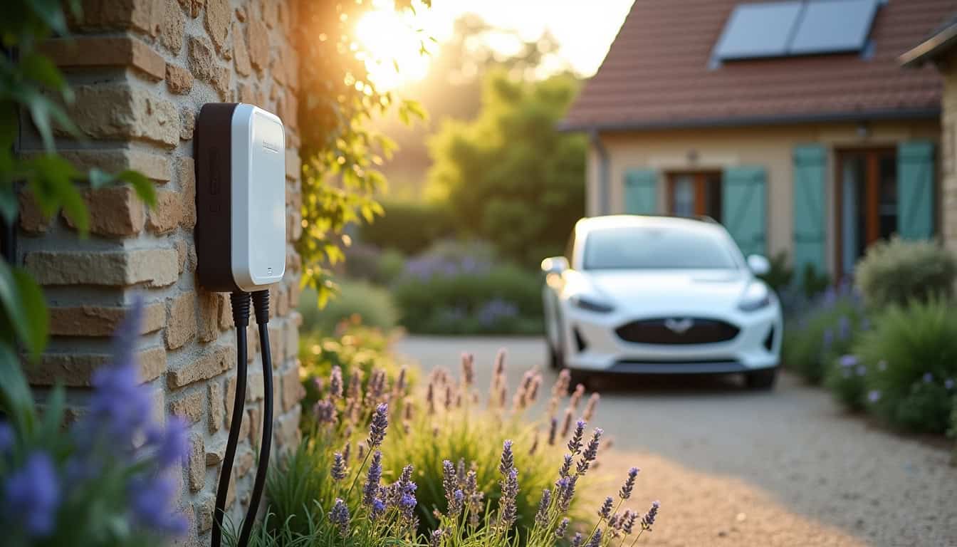 Installation d'une borne de recharge électrique sur une propriété à Châtillon-Saint-Jean