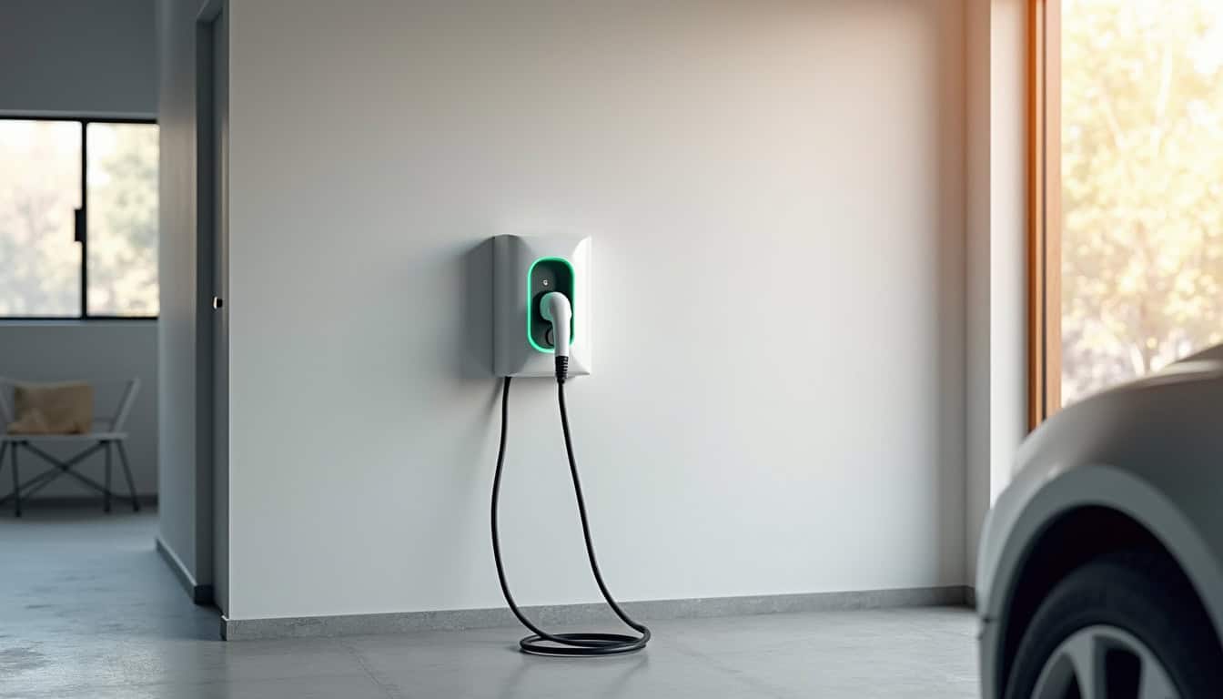 Installation d'une borne de recharge murale à Buchères