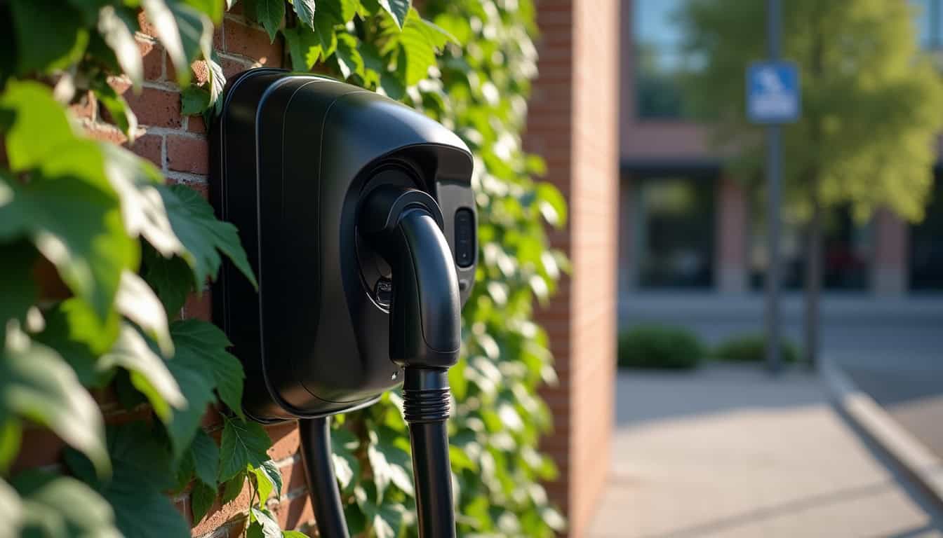 Installation d'une borne de recharge pour entreprise à Croisilles