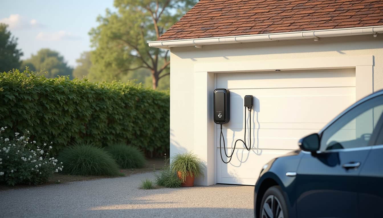 Installation d'une borne de recharge pour voiture électrique à Écaillon