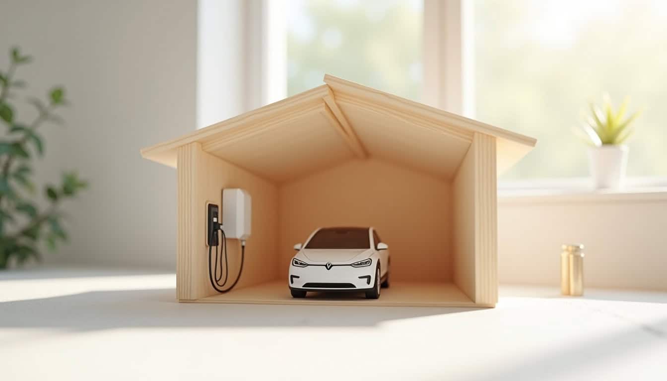 Installation d’une borne électrique murale dans un garage à Sonchamp
