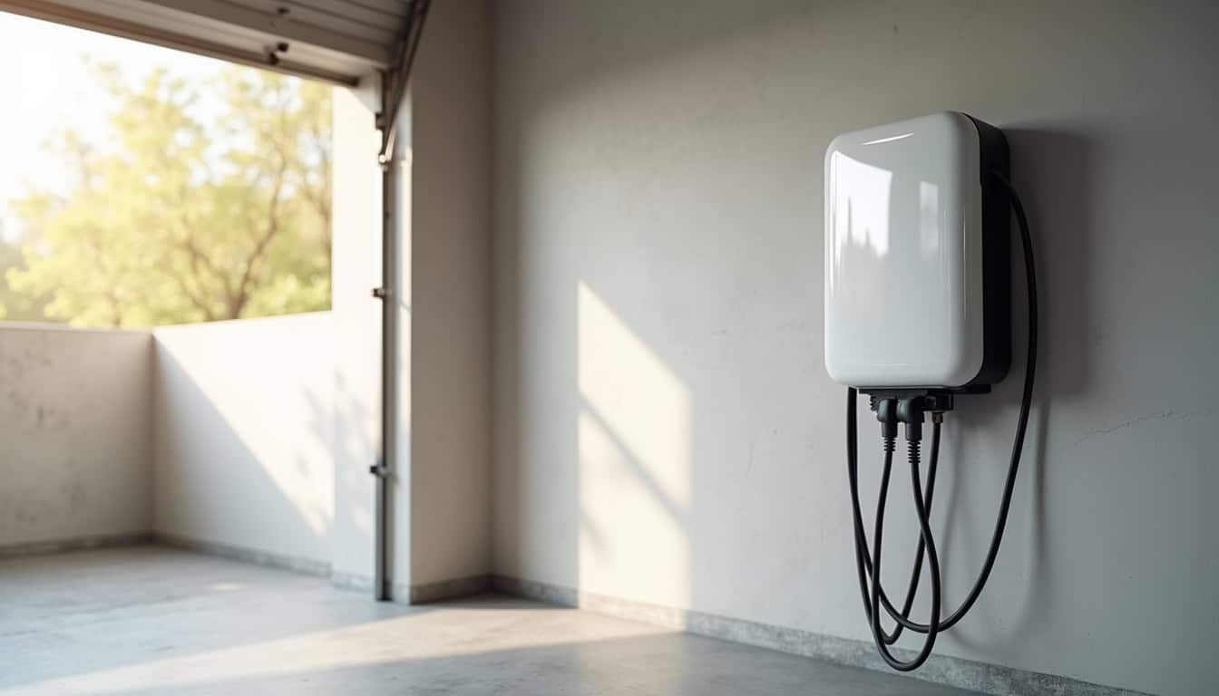 Installation d'une borne électrique murale dans un garage privé à Saint-Pierre-d'Albigny