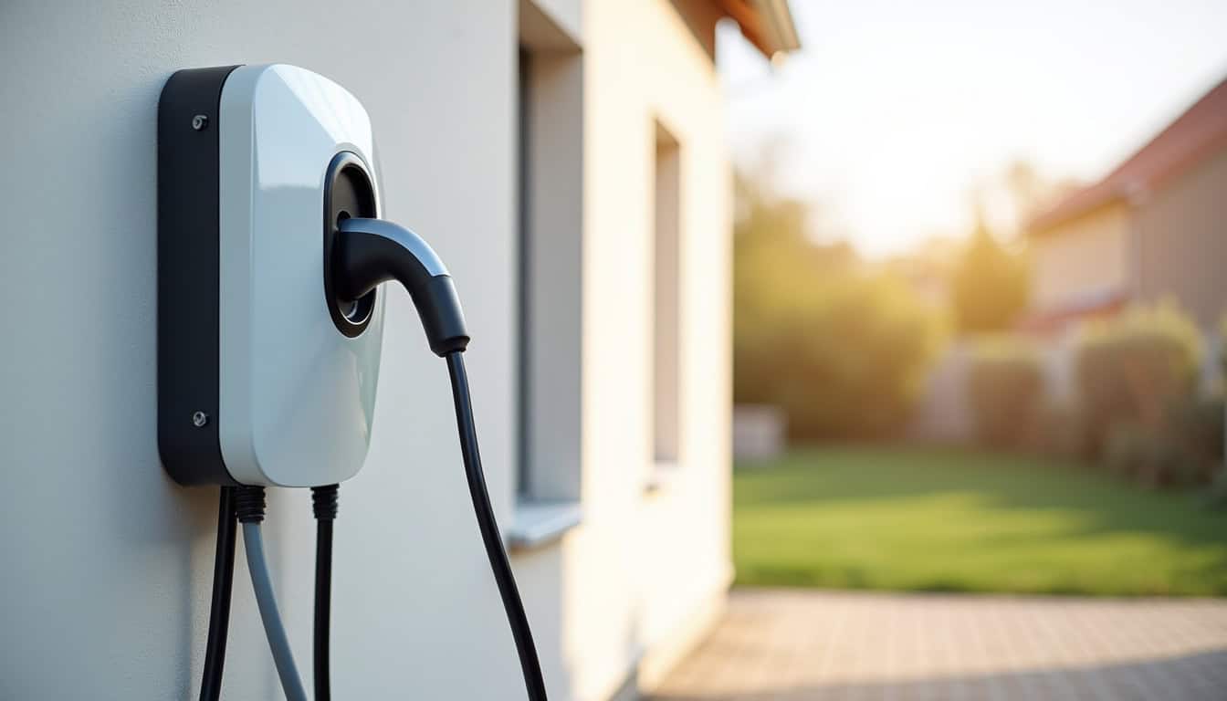 Installation d'une borne électrique reliée au tableau électrique dans une maison à Onnion