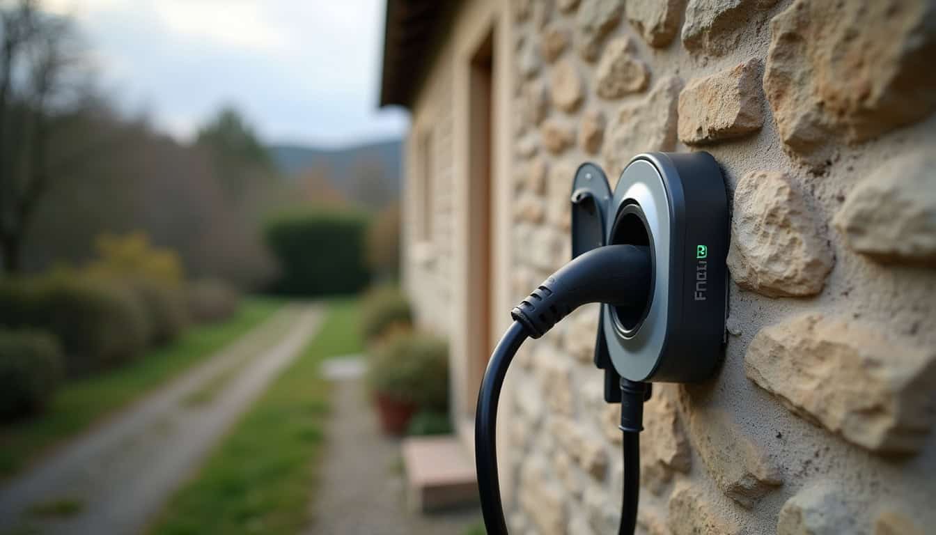 Installation d'une prise renforcée pour véhicule électrique en extérieur