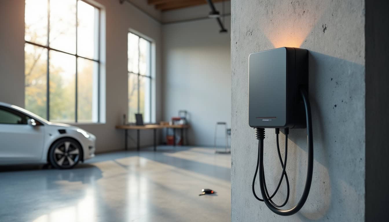 Installation d'une wallbox dans un garage à Theix-Noyalo