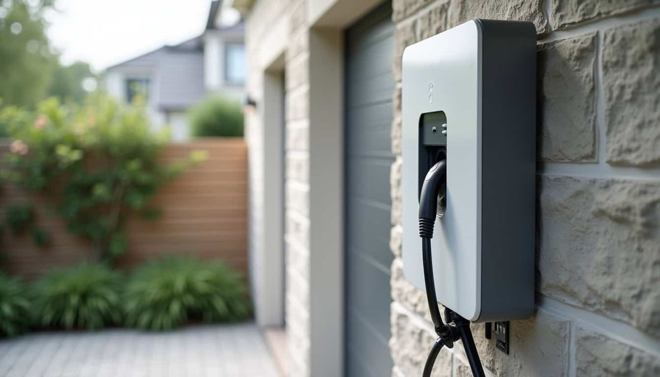 Installation d'une wallbox murale pour véhicule électrique