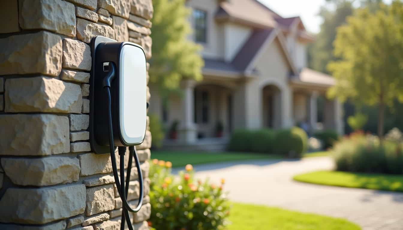 Installation professionnelle d'une borne de recharge électrique dans une résidence à Parempuyre