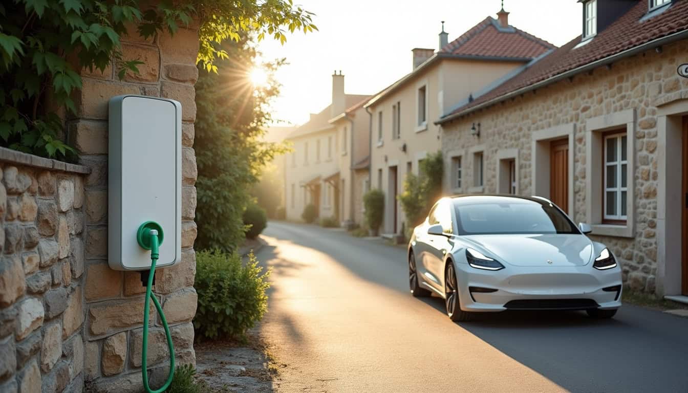 Installation borne électrique à Saint-Maurice-la-Clouère en 2026