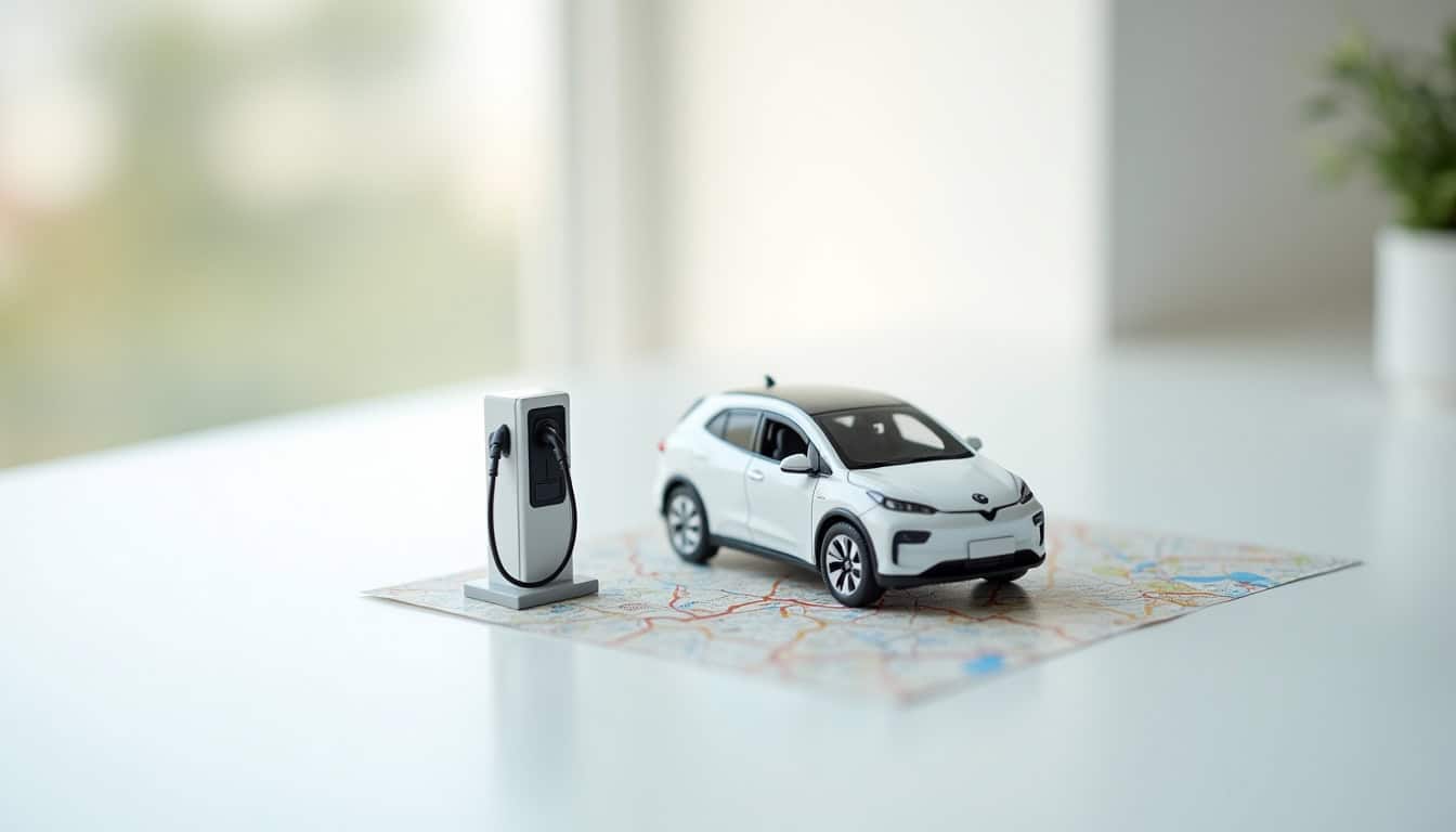 Localisation des bornes de recharge publiques à Avessac, notamment sur la Rue de la Gare