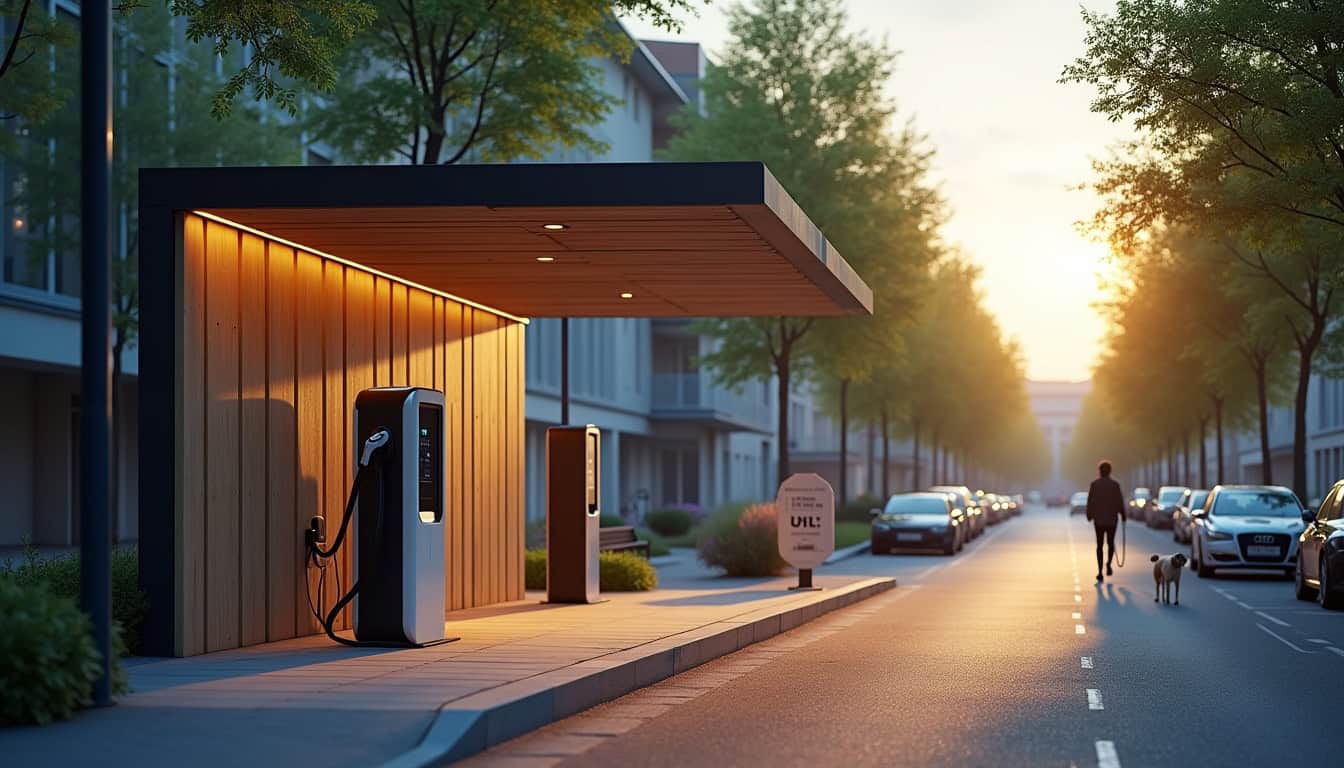 Localisation des bornes de recharge publiques à Guilherand-Granges