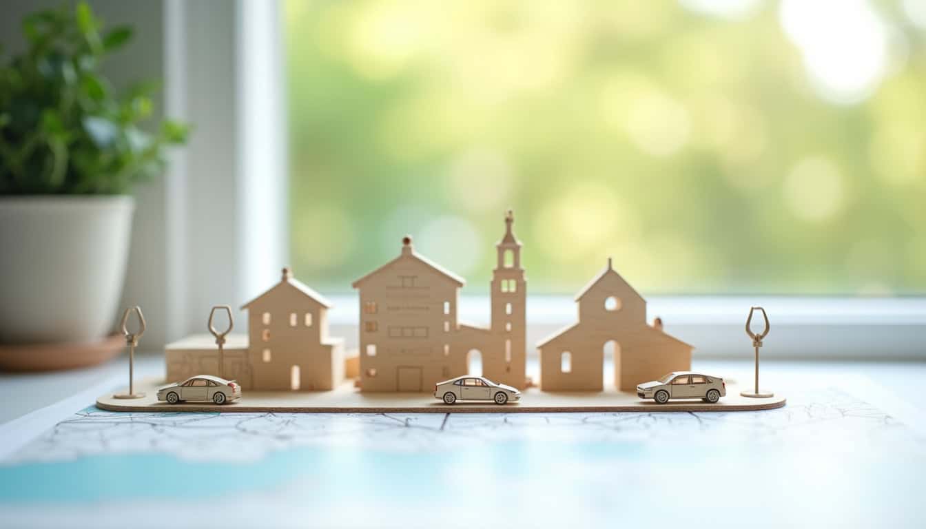 Localisation des bornes de recharge publiques à Le Tholonet sur une carte illustrative