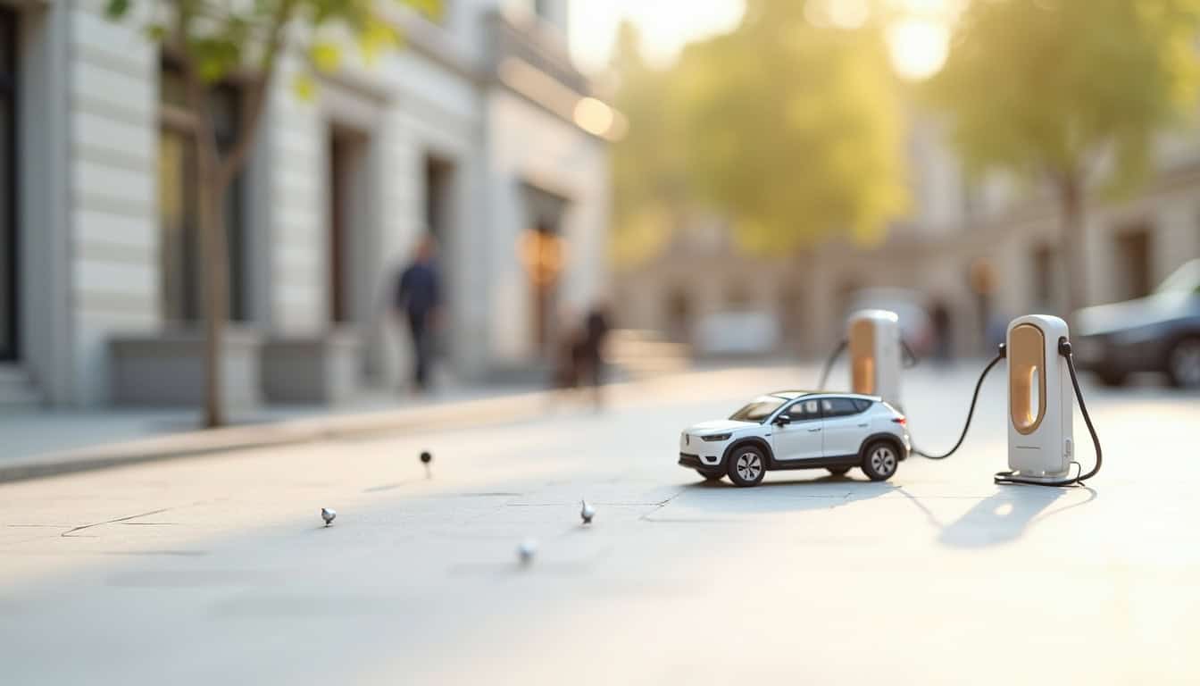 Localisation des bornes de recharge publiques dans la ville de Charmes
