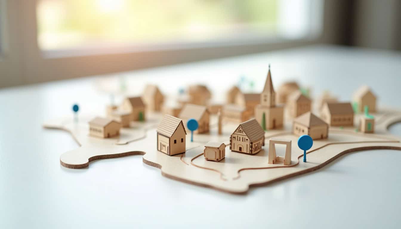 Localisation des stations de recharge publiques à Montmorency sur une carte urbaine