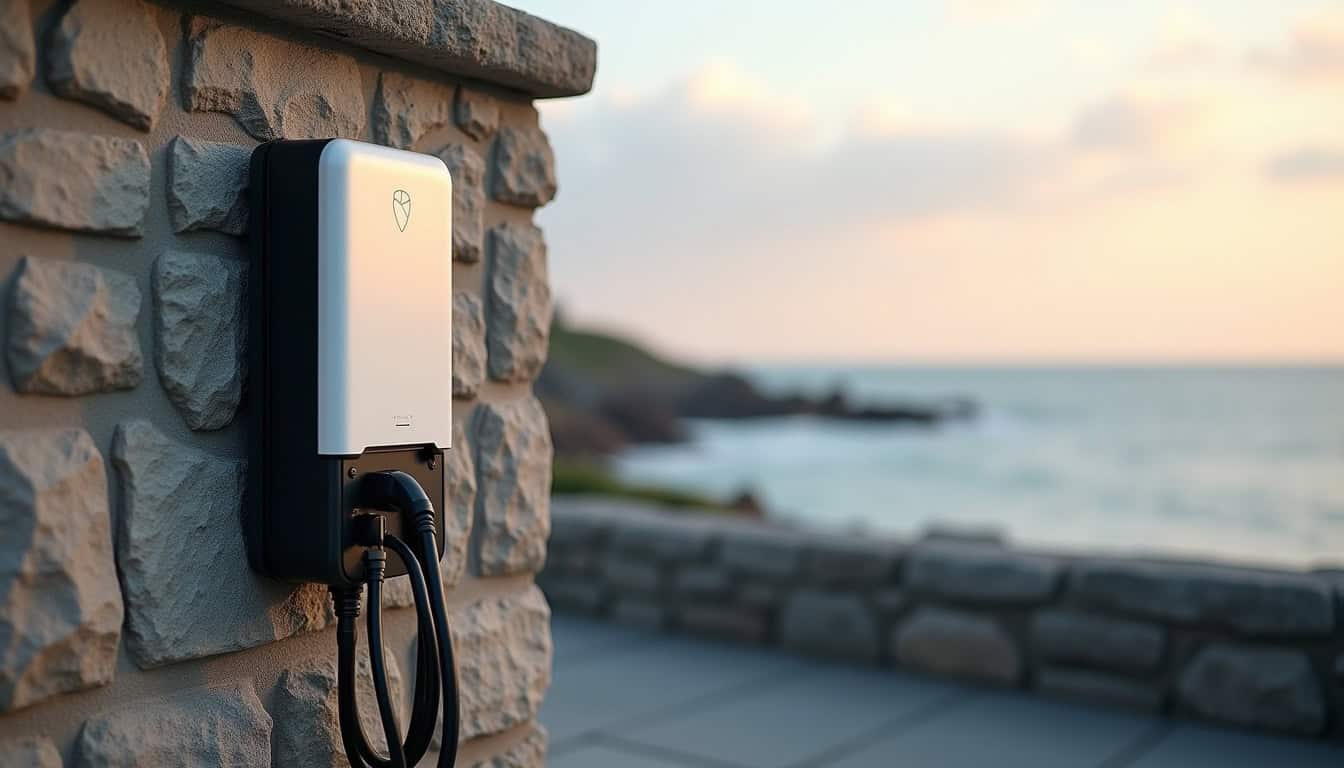 Maintenance d’une borne de recharge installée en extérieur à Saint-Briac-sur-Mer