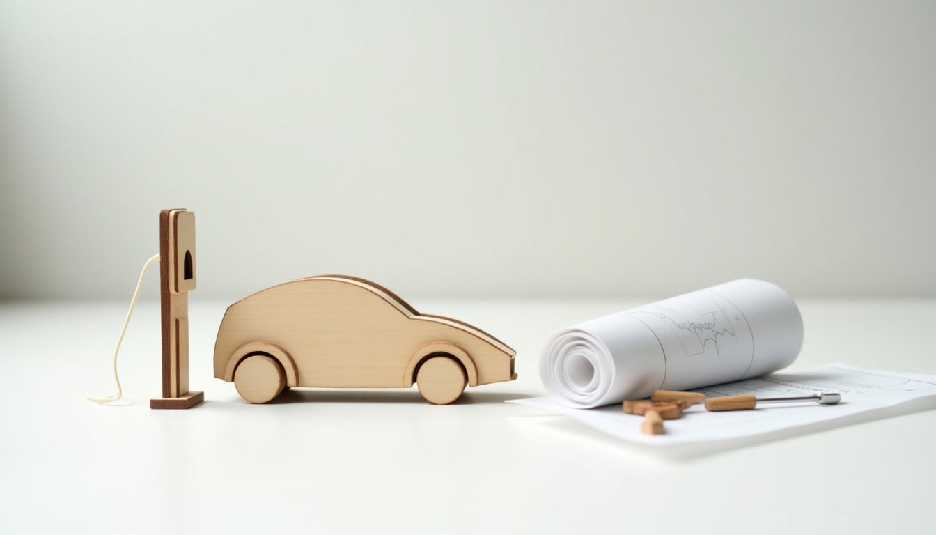 Schéma des étapes d'installation d'une borne de recharge électrique à Gosné