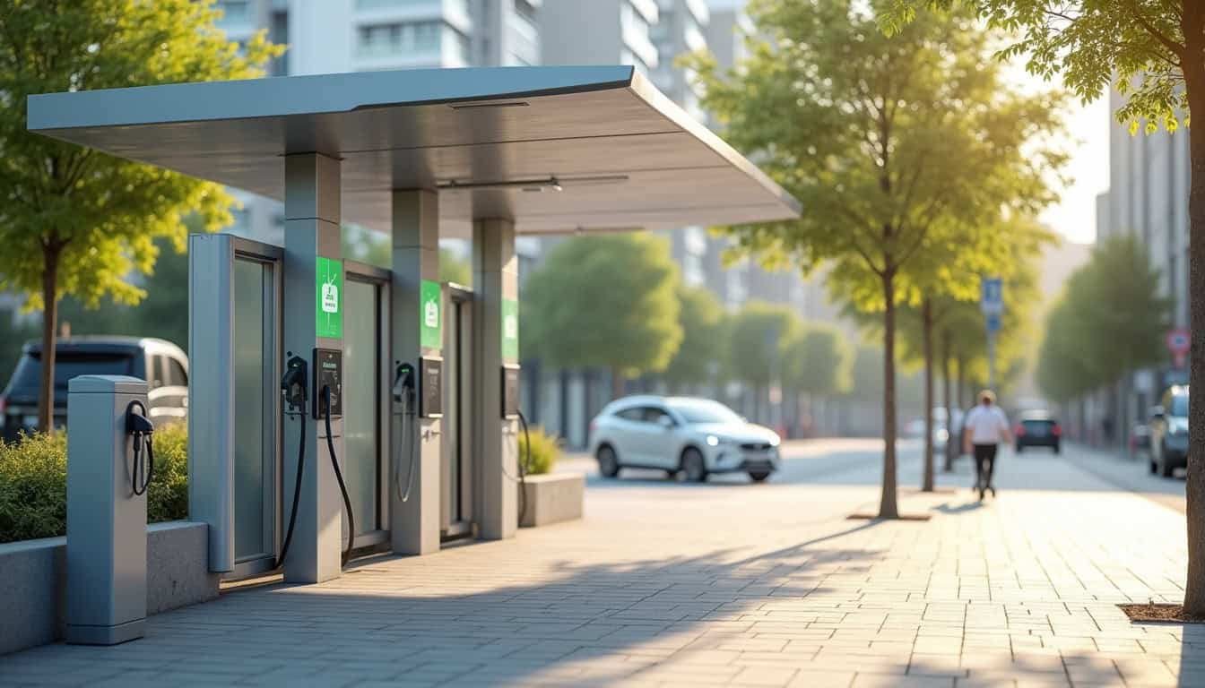Station de recharge publique à Artigues-près-Bordeaux