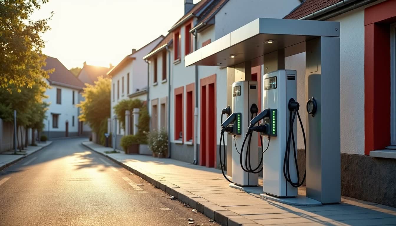 Station de recharge publique située à l'adresse 512 Avenue du Général de Gaulle à Guéthary, avec deux points de charge disponibles