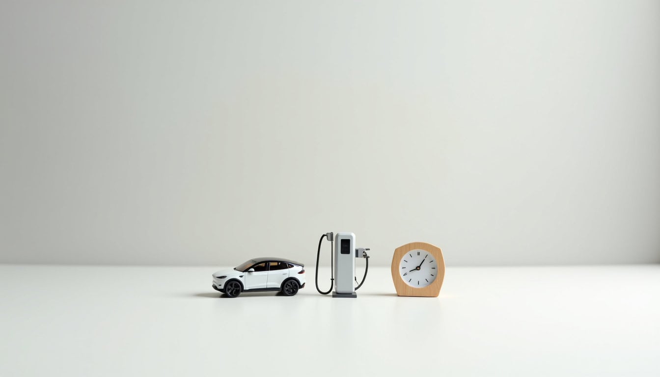 Tableau comparatif de la durée de recharge selon la puissance de la borne et le modèle de voiture