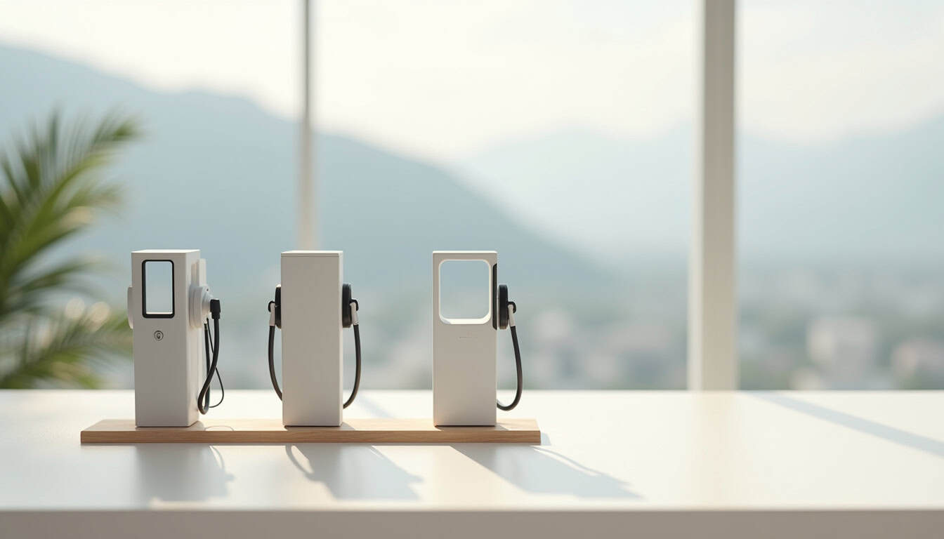Tableau comparatif des différentes bornes de recharge installées à Drap