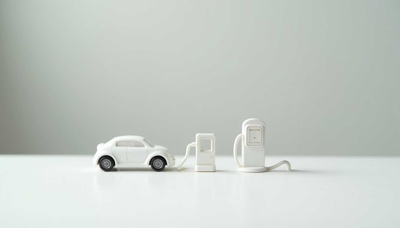 Tableau comparatif entre borne de recharge, prise renforcée et bornes publiques à Kermaria-Sulard