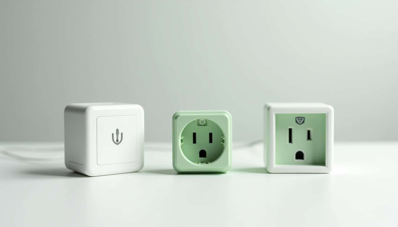Tableau comparatif illustrant les différences entre wallbox, prise Green'Up et prise domestique en termes de puissance, coût et durée de recharge