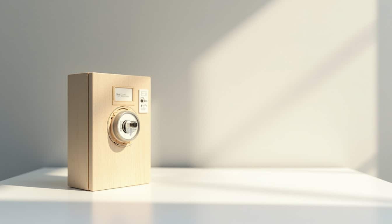 Tableau électrique avec compteur et disjoncteur dédié à la borne de recharge