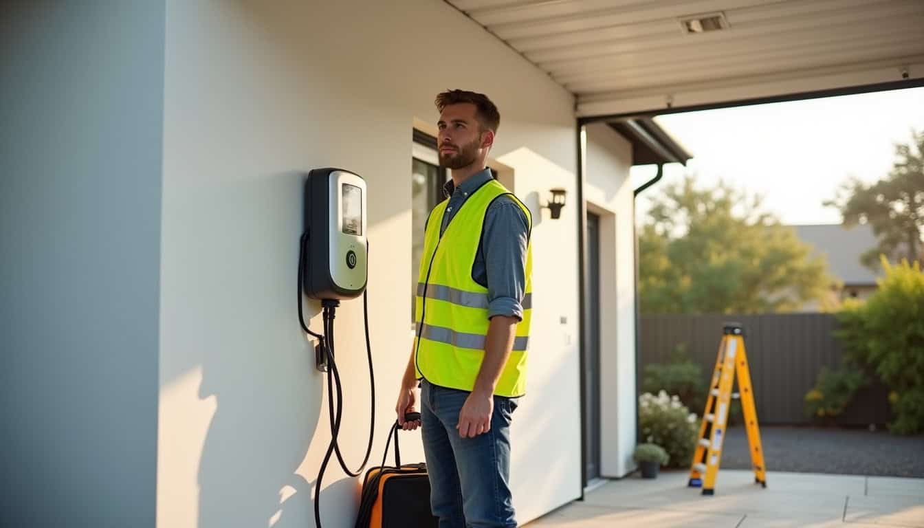 Technicien certifié IRVE en train d