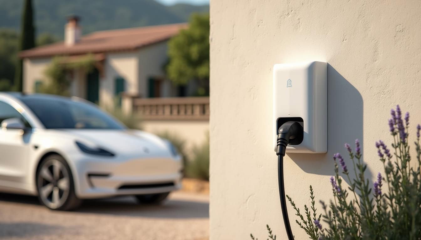 Types de bornes de recharge pour véhicules électriques à Les Tourrettes