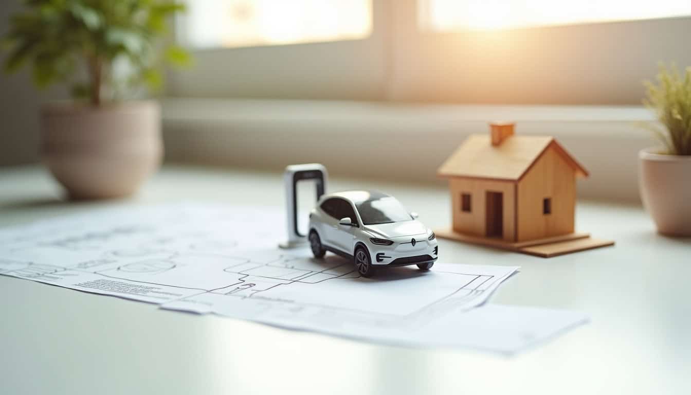 Un installateur remet un devis pour l'installation d'une borne électrique à Châlus