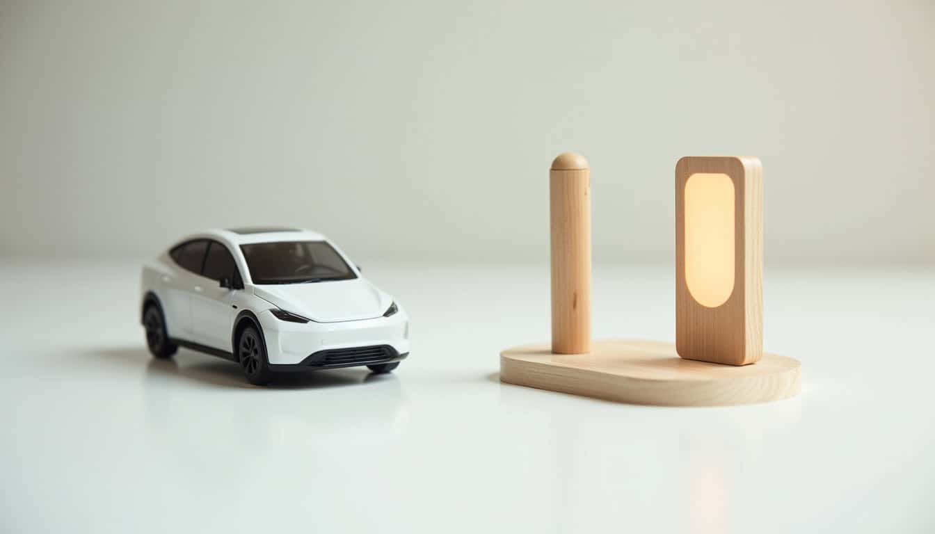 Utilisation d'une application pour programmer la recharge d'une voiture électrique à Prissé