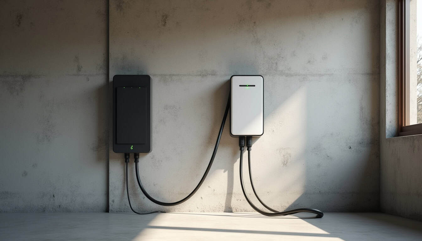 Wallbox installée dans un garage privé à Châtillon-sur-Cher