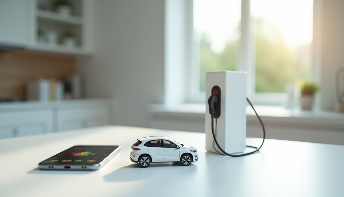 Borne de recharge connectée contrôlée via smartphone à Balzac