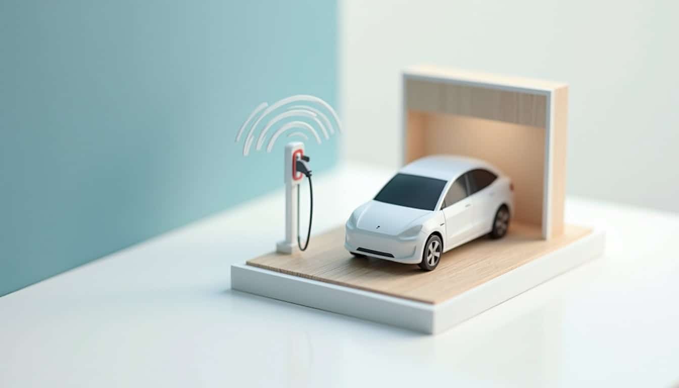 Borne de recharge connectée intégrée à un système domotique avec application mobile