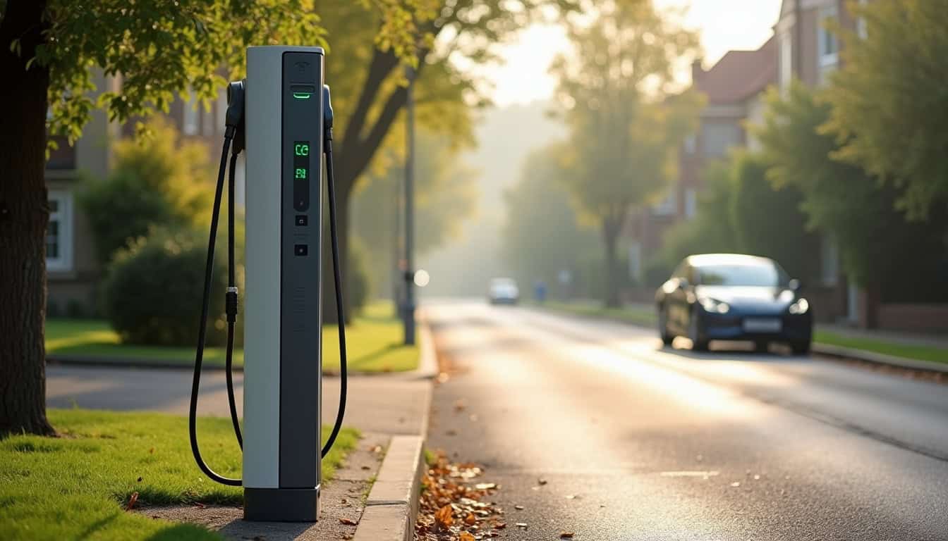 Borne de recharge E-Totem située 1 Rue Prudent Harry à Corquilleroy