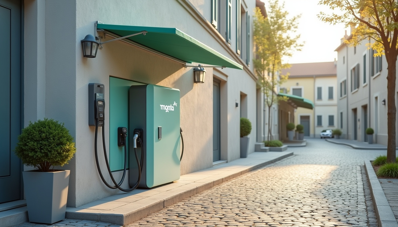 Borne de recharge Monta située rue Gondrelier à Toury