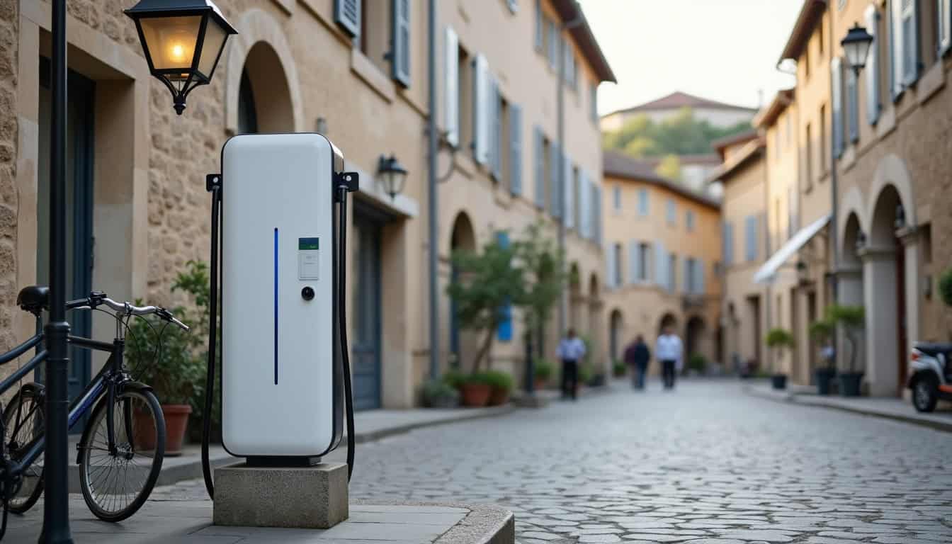 Borne de recharge publique à Ivry-la-Bataille
