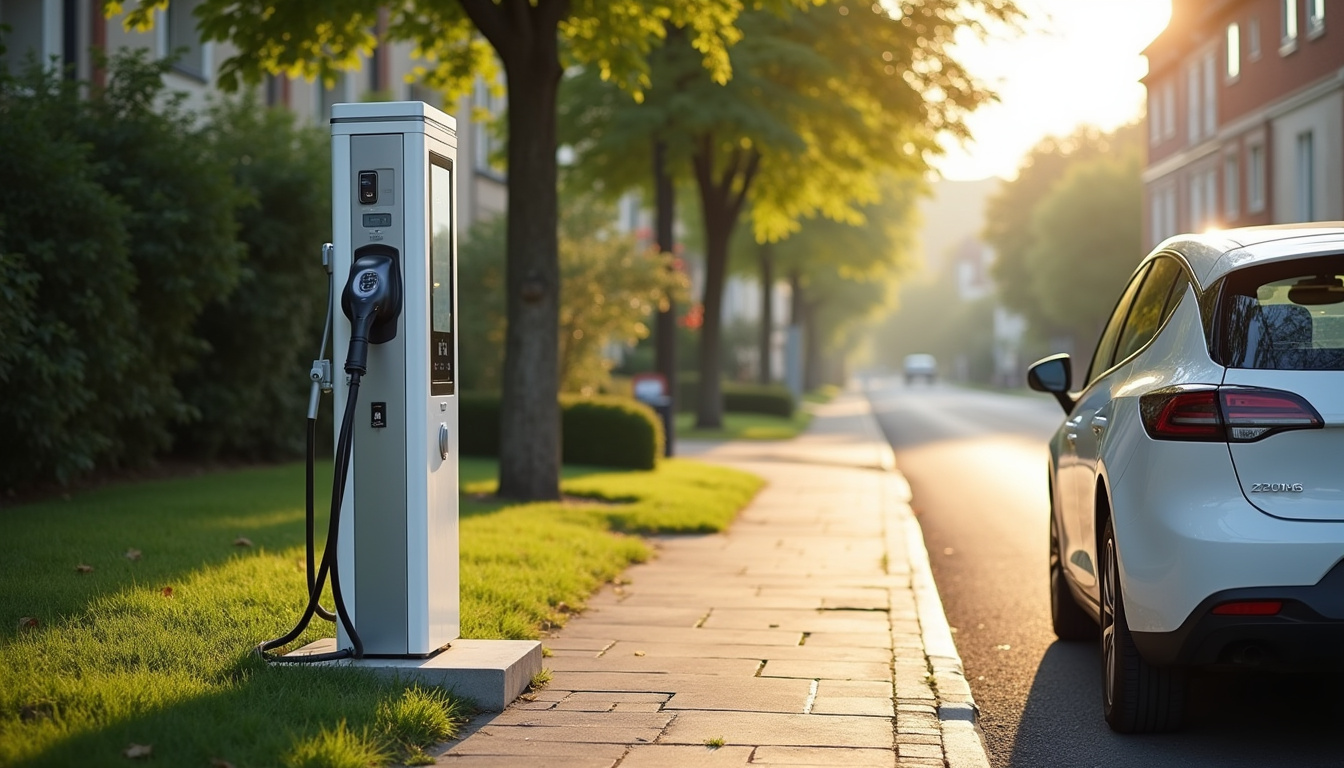 Borne de recharge publique Freshmile à Pulligny