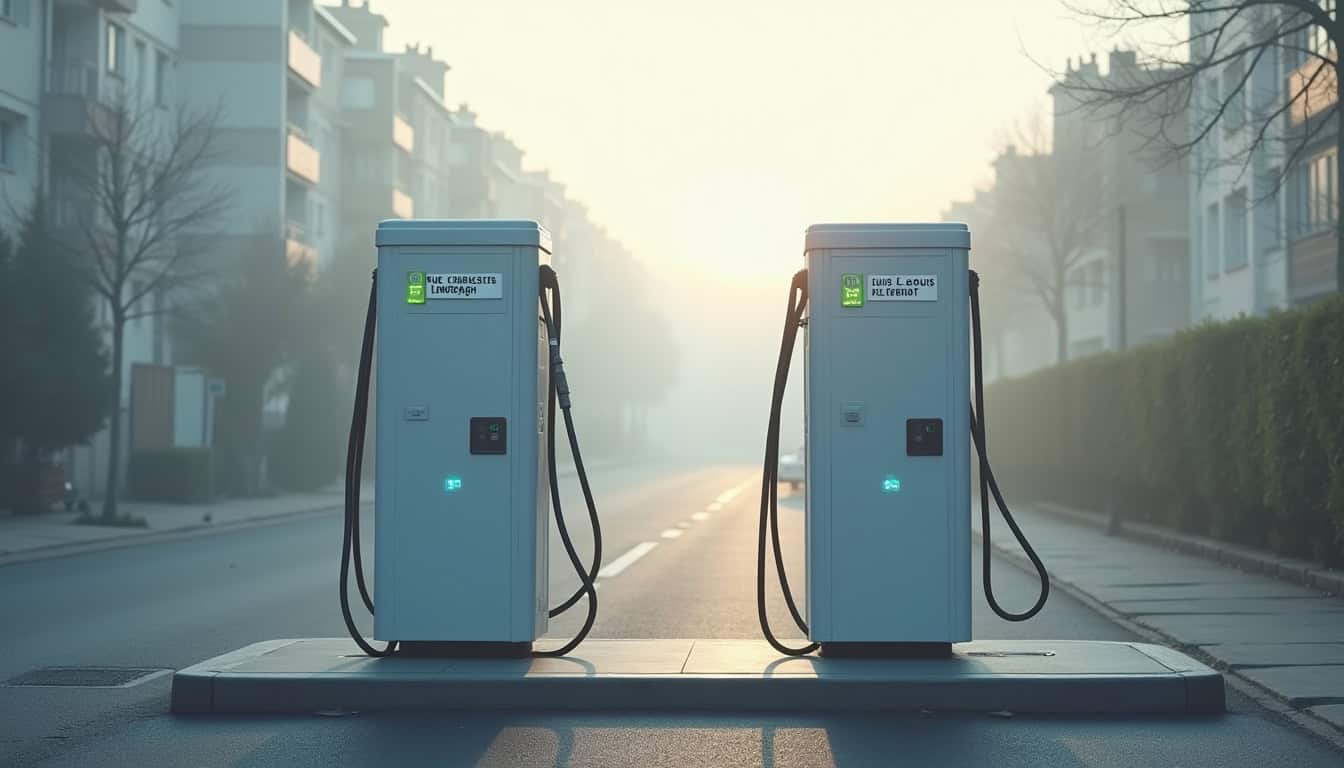 Bornes de recharge publiques à Janzé, rue Charles Lindbergh et rue Louis Blériot