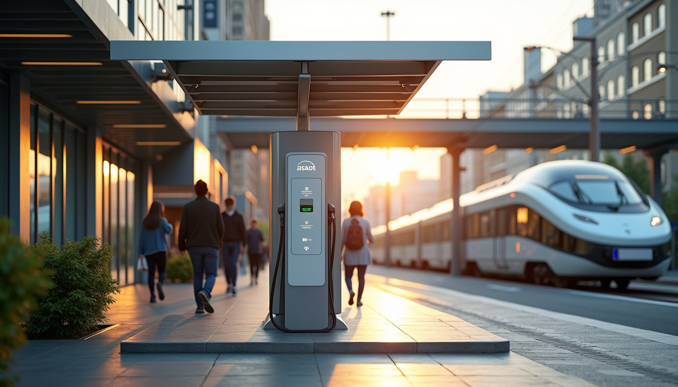 Bornes de recharge publiques à proximité de la gare de Saint-Pierre-des-Corps
